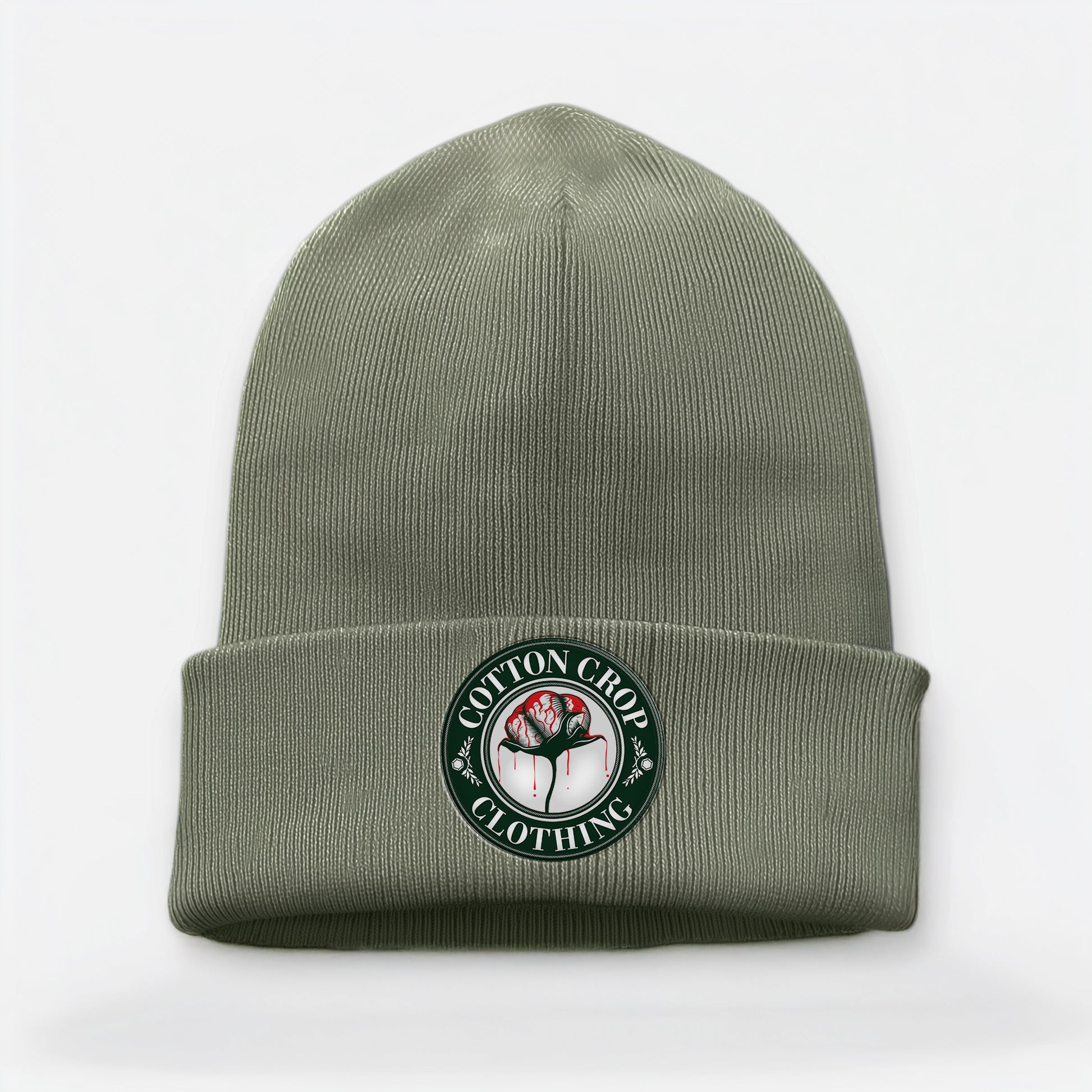 Official Cotton Crop Clothing Ribbed Knit Beanie Hat