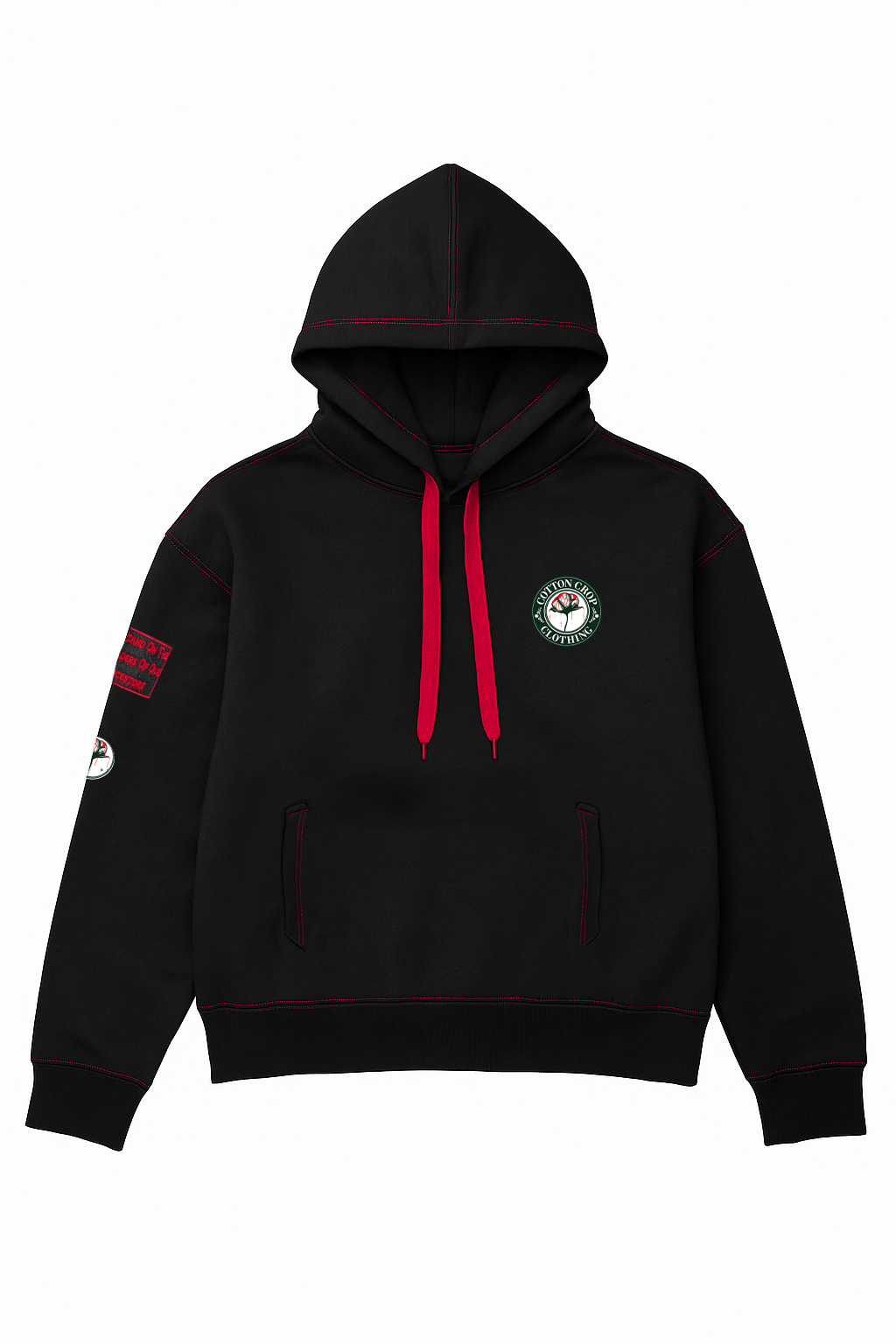 Cotton Crop Clothing Hoodie (Black)