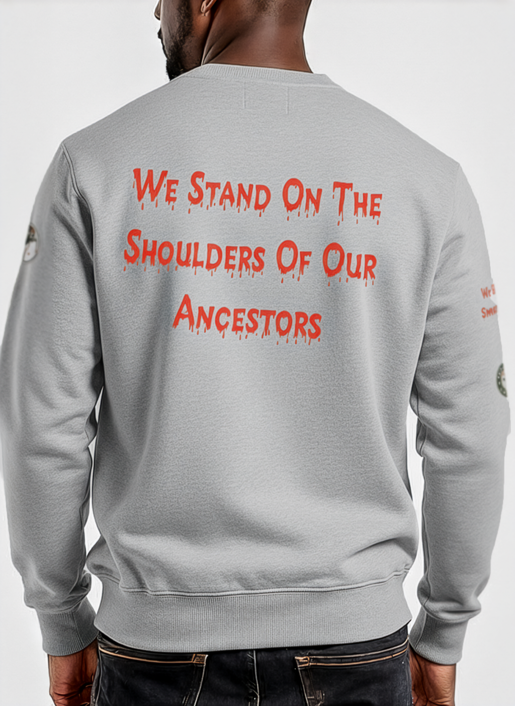 Cotton Crop Clothing Double Side Branded Heather Sweatshirt