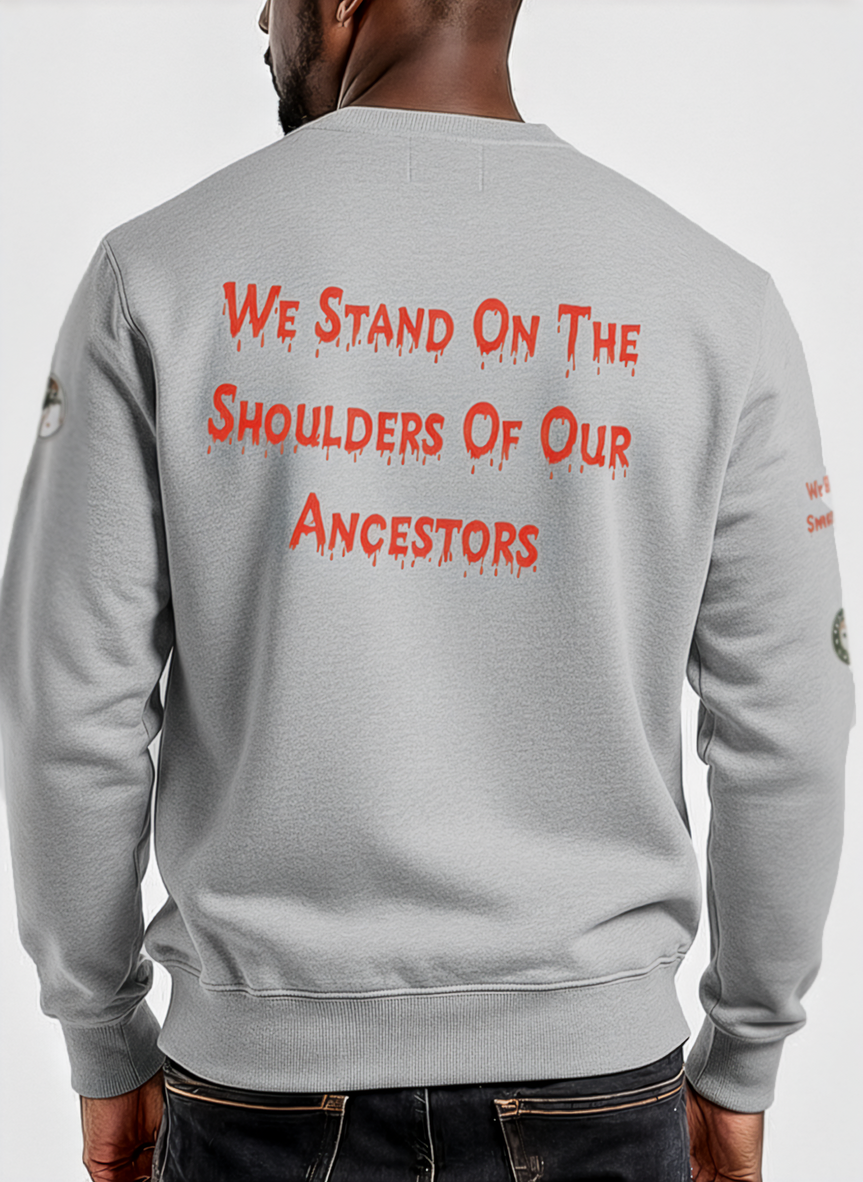 Cotton Crop Clothing Double Side Branded Heather Sweatshirt