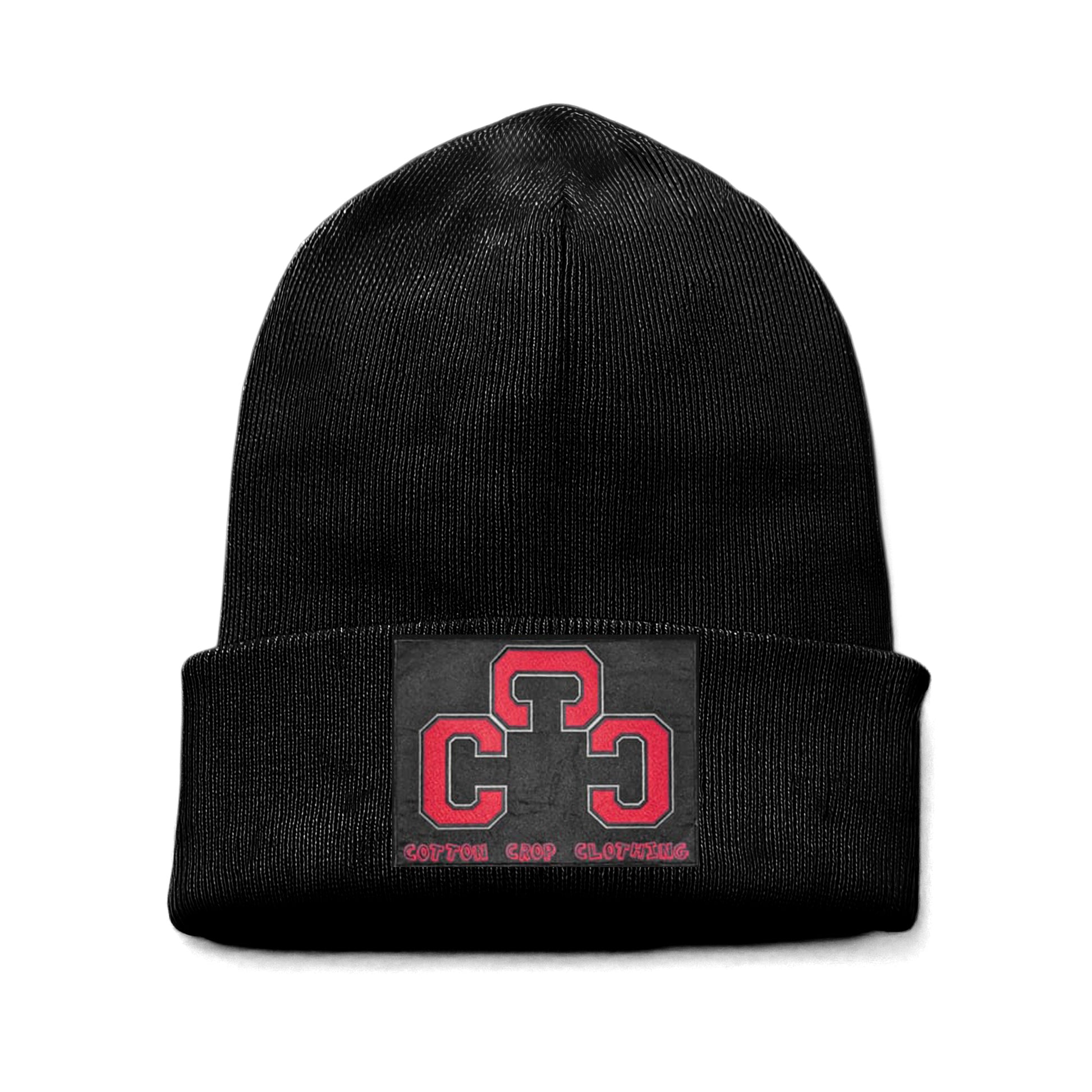 Cotton Crop Clothing 3C Ribbed Knit Beanie Hat