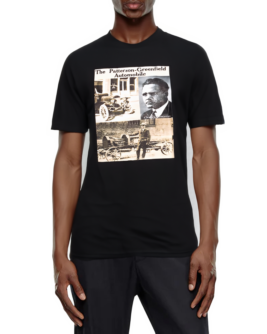 Patterson Greenfield Automobile Historical Black Photographic T-shirt