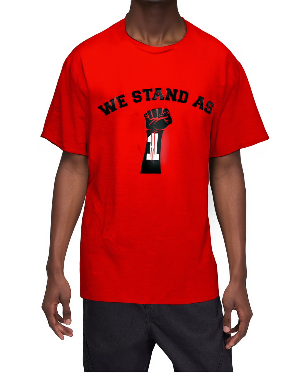 We Stand As 1 Crew Neck T-shirt