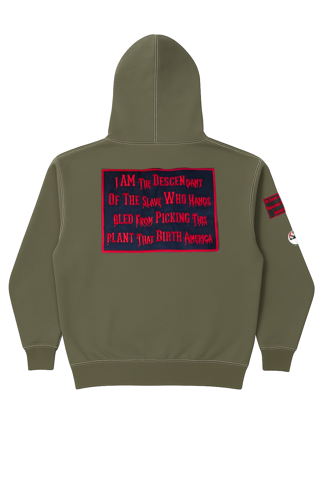 Cotton Crop Clothing Hoodie (Army Green)